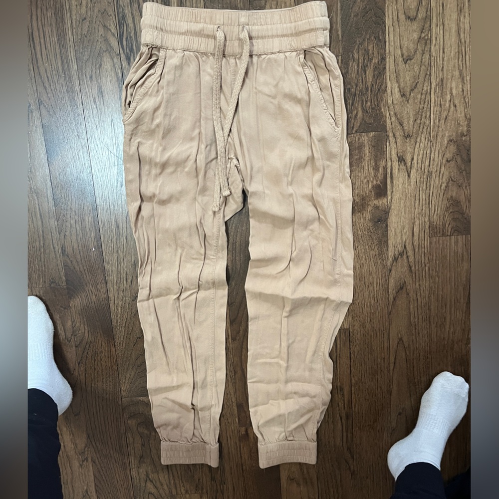 Aritzia Sunday best tan jogger pants. Size Xs.